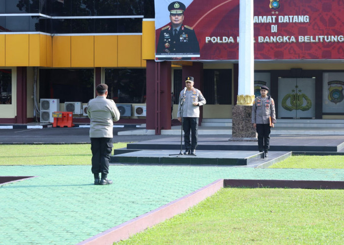 Pimpin Apel Perdana Sebagai Kapolda Babel, Irjen Pol Viktor : Cintai Pekerjaanmu Dan Bekerjalah Untuk Dicintai