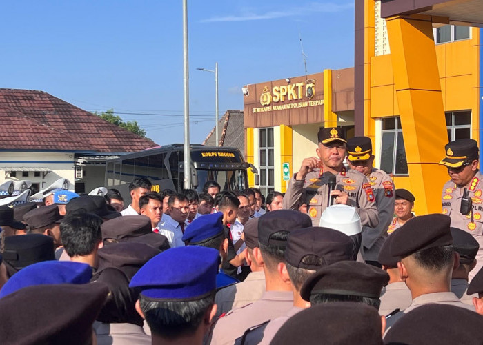 Kapolda Babel Sampaikan Atensi Ke Jajaran Polresta Pangkalpinang, Salah Satunya Pengamanan Pilkada Ulang