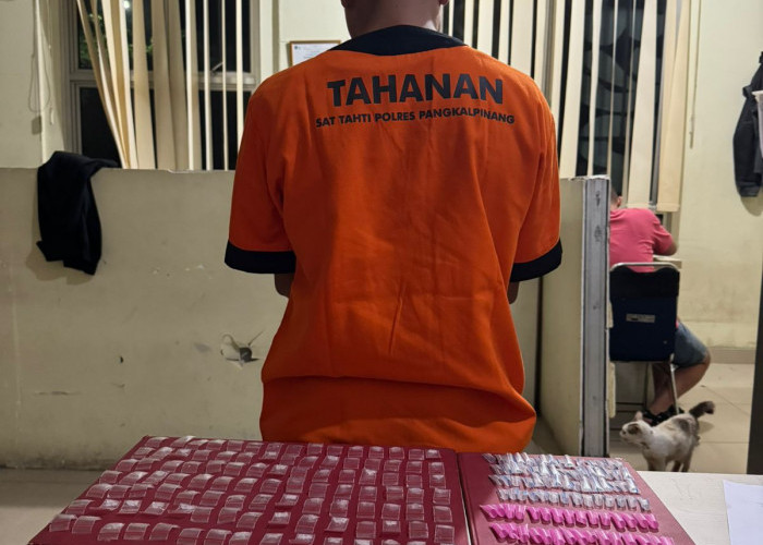 Pengedar Narkoba di Batu Belubang Ditangkap, 126 Paket Sabu Gagal Edar