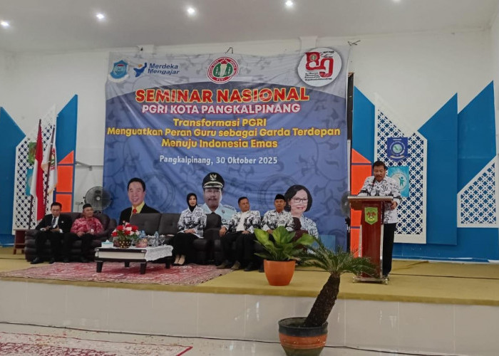 Wali Kota Pangkalpinang Beri Motivasi Bagi PGRI se - Pangkalpinang