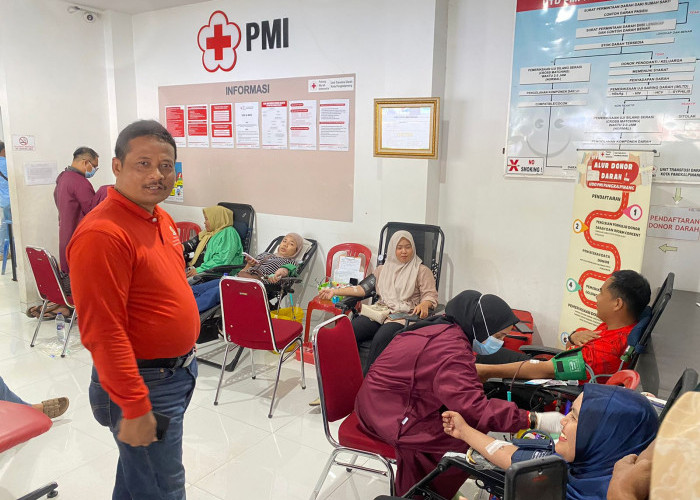 Momentum Hari Kasih Sayang, Aksi Donor Darah Kagama Babel Disambut Antusias Masyarakat