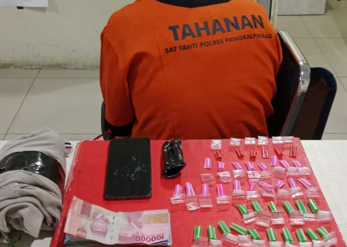 Residivis Sabu Sadikin Kembali Ditangkap, Samping Kantor Damkar Pangkalpinang Jadi Tempat Transaksi