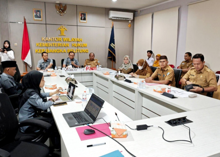 Kanwil Kemenkum Babel Harmonisasikan Dua Ranperbup Bangka Barat