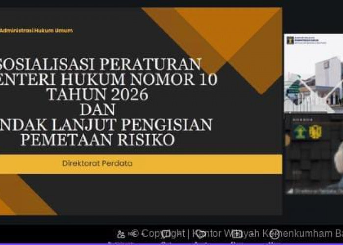 Kanwil Kemenkum Babel Perkuat Pengawasan Kepatuhan Notaris melalui Sosialisasi Permenkum Nomor 10 Tahun 2026 