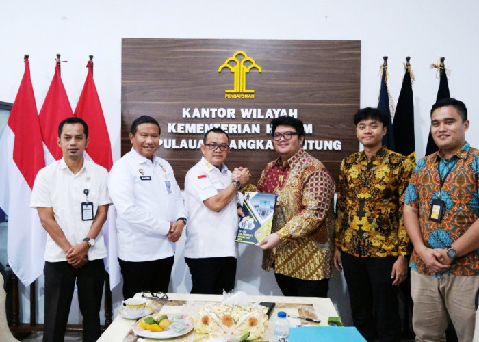 Kanwil Kemenkum Babel Dukung Penelitian UPN “Veteran” Jakarta Terkait Pelindungan Tenun Cual