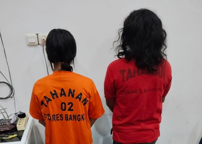 Polres Bangka Tangkap Dua Pengedar Sabu di Desa Labu