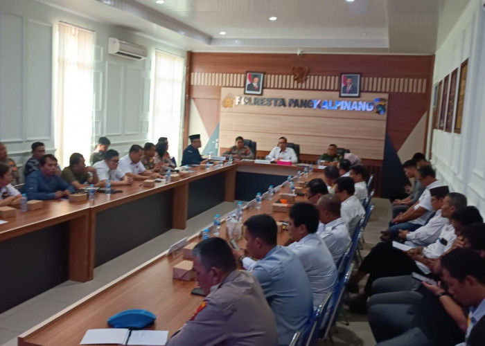 Polresta Pangkalpinang Gelar Rakor OPM 2025 Jelang Pilkada Ulang