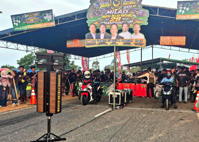 Honda Babel Meriahkan Kejuaraan Drag Bike & Drag Race Milad ke-28 Championship dengan New Honda Vario Evo