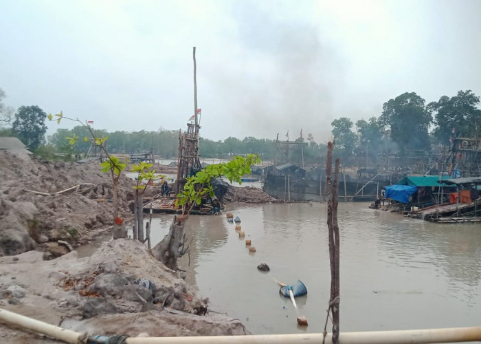 Satpol PP Kabupaten Bangka Tertibkan Tambang Ilegal di Dam 1 Pemali Rambah Air Baku PDAM