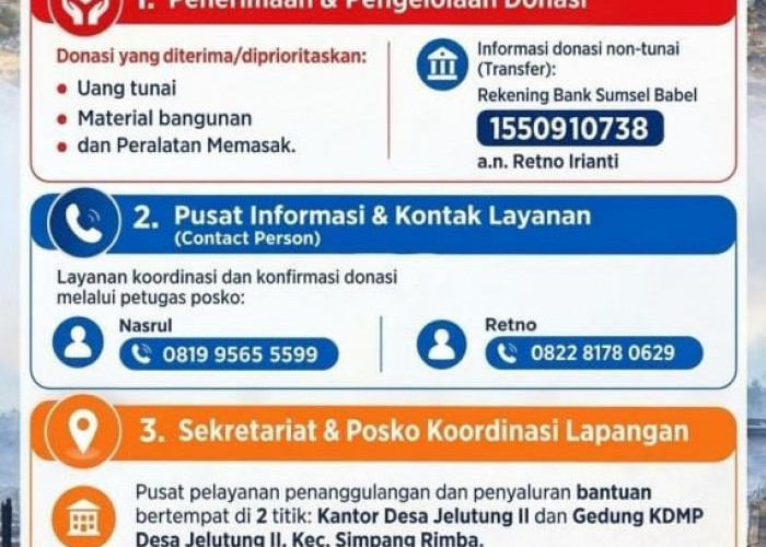 Bantu Korban Kebakaran Serdang, Posko 2 Dibuka, Uang Tunai hingga Material Bangunan Dibutuhkan