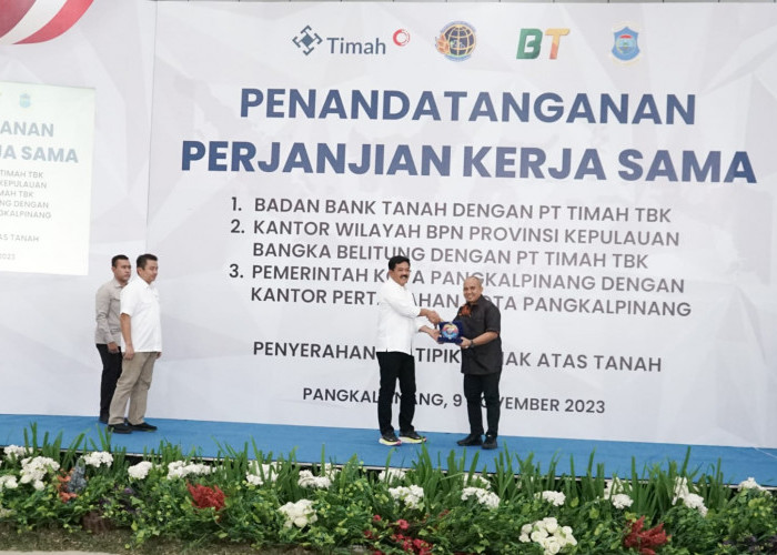 Menteri ATR/BPN Apresiasi Perjanjian Kerja Sama dengan Pemkot Pangkalpinang