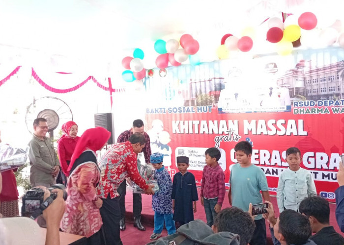 Wako Udin Buka Bakti Sosial HUT ke-42 RSUD Depati Hamzah: Wujudkan Komitmen Pelayanan Prima