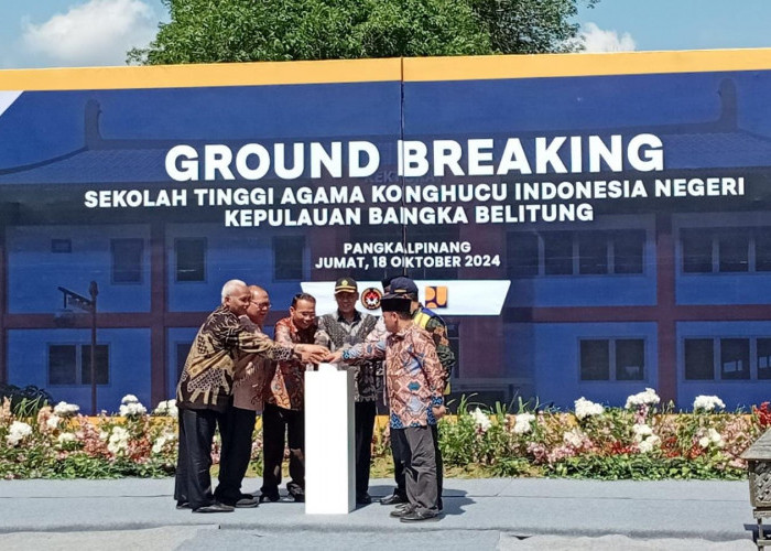 Wamenag RI Resmi Tandai Groundbreaking STIAKIN Babel Pertama di Indonesia