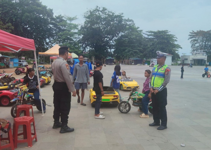 Puluhan Personel Polres  Amankan Kawasan Wisata di Basel 