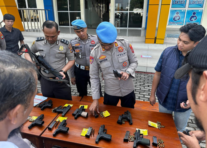 Polresta Pangkalpinang Cek Senjata Api Personel, Pastikan Penggunaan Sesuai SOP