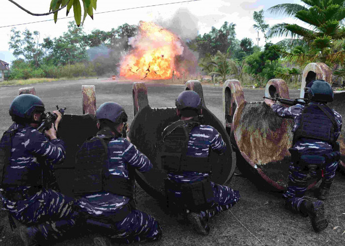 TNI AL Kerahkan 9 KRI, 7 Pesawat dengan Teknologi Terkini di Sungailiat