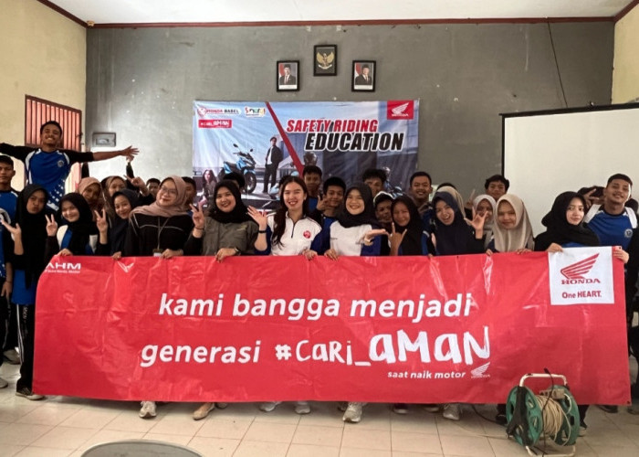 Edukasi Safety Riding Tingkatkan Kesadaran Berkendara Siswa SMKN 1 Simpangkatis