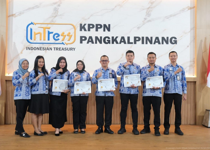 Kanwil Kemenkum Babel Terima 5 Penghargaan Capaian IKPA Terbaik dari KPPN Pangkalpinang