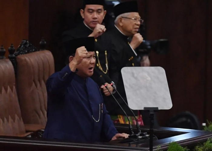 Lengkap! Pidato Perdana Presiden Prabowo Usai Dilantik