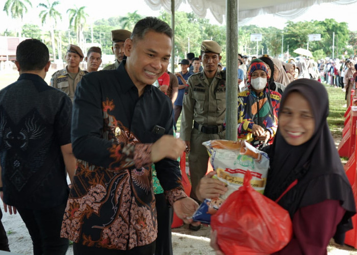 3.500 Paket Sembako Murah Untuk Menyambut Puasa di Bangka