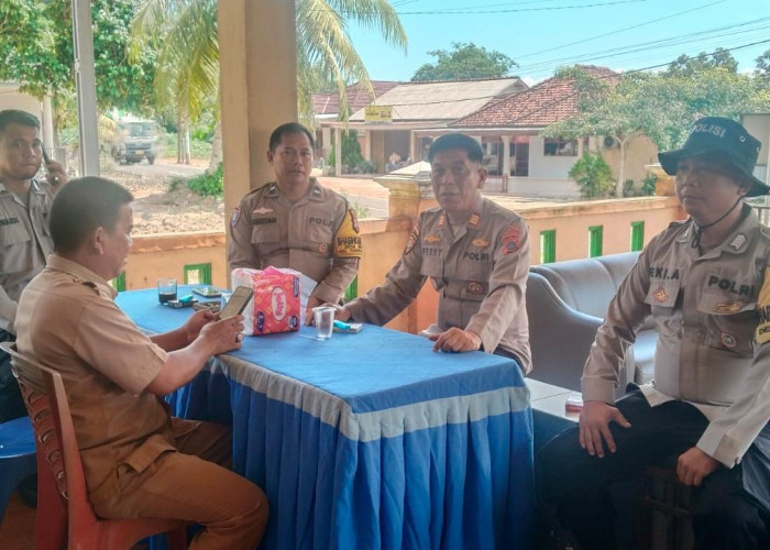 Usai Sertijab, Kapolsek Pangkalan Baru AKP Ferry Gunadi Langsung Gerak Cepat Sambangi Forkopimcam dan Pemdes