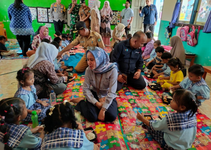 Dukung Program Pemerintah, PT Timah Uji Coba Program Makanan Bergizi Gratis di Kabupaten Belitung Timur 