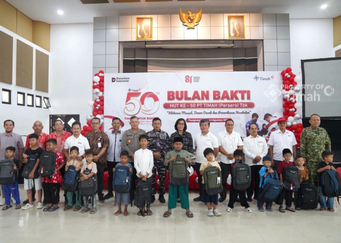 Semarak Usia Emas, Bulan Bakti HUT ke-50 PT TIMAH Disambut Antusias Warga Pangkalpinang