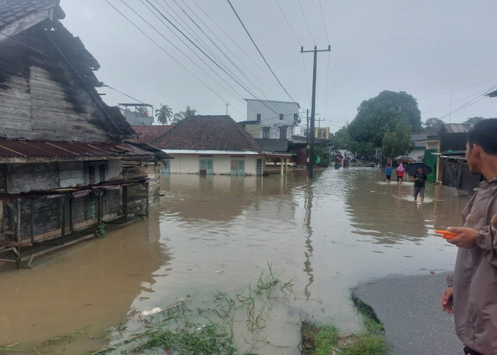 Hujan Lebat Intensitas Tinggi Hajar Toboali, Rawa Bangun Kembali Terendam