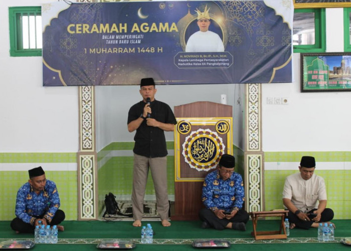 Sambut 1 Muharram 1448 H, Lapastik Pangkalpinang Ajak Warga Binaan Jadikan Momen Hijrah untuk Perbaiki Diri