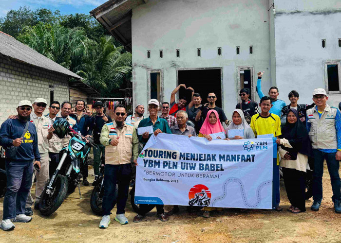 Touring Menjejak Manfaat: YBM PLN Babel Salurkan Bantuan Hingga Pelosok Desa