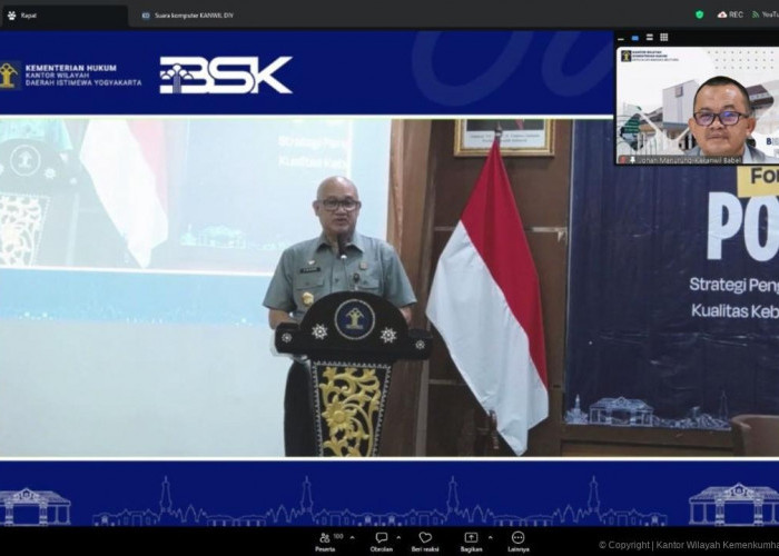 Kanwil Kemenkum Babel Ikuti Forum Komunikasi Kebijakan