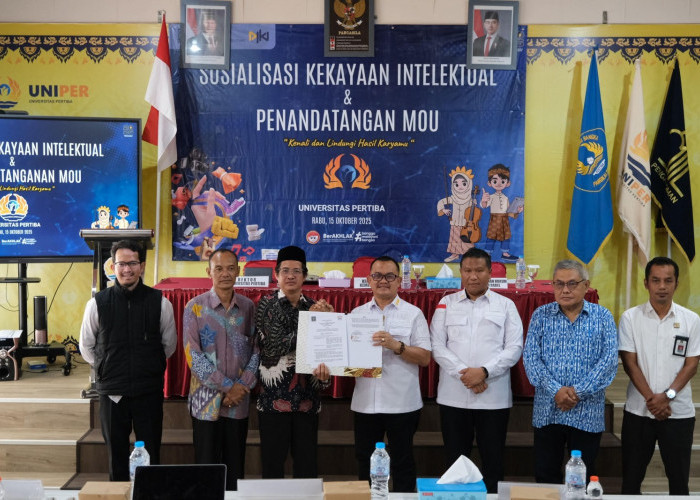 Kanwil Kemenkum Babel dan Universitas Pertiba Jalin Kolaborasi Penguatan Kekayaan Intelektual