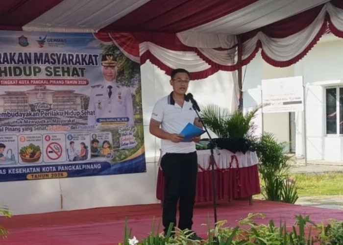 Pemkot Pangkalpinang Ajak Masyarakat Budayakan Hidup Sehat Melalui GERMAS