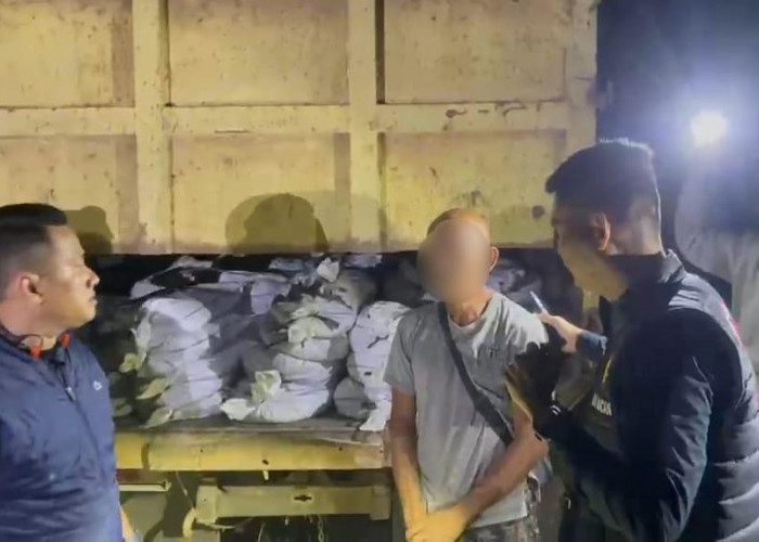 Ditpolairud Polda Babel Gagalkan Penyelundupan 8 Ton Pasir Timah Di Belitung Timur