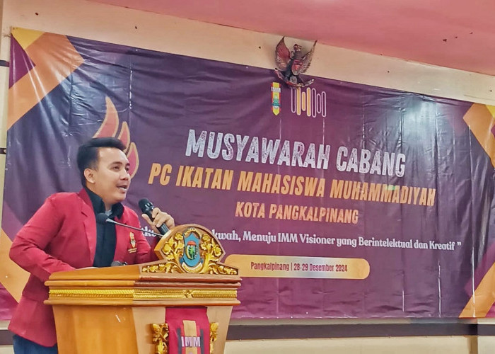 Mengesankan, LPJ Ketua Umum PC IMM BSM Kota Pangkalpinang Raih Standing Applause