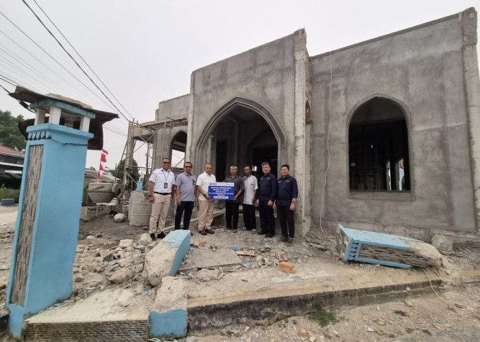 Dukung Kegiatan Sosial dan Keagamaan, PT Timah Bantu Pembangunan Masjid Al Ikhlas di Belitung