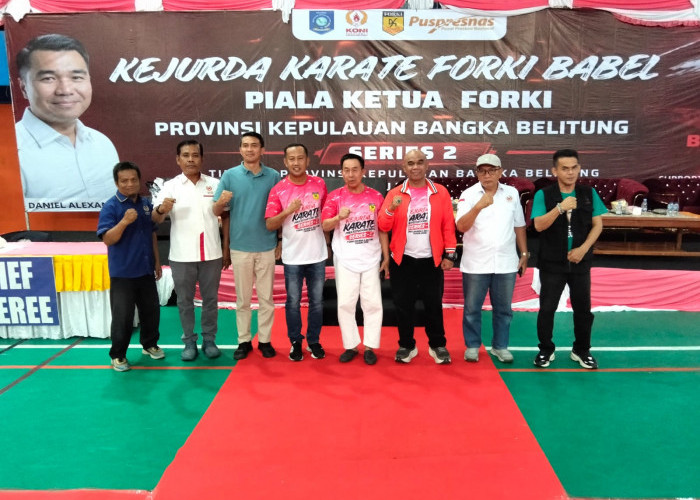 Ratusan Atlet Bertanding di Kejurda Karate FORKI Babel Seri 2 Tahun 2026
