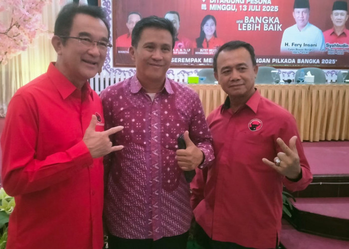 PDIP Rapatkan Barisan, Rudianto Tjen Yakin Fery-Syahbudin Bisa Memimpin Bangka Lebih Baik 