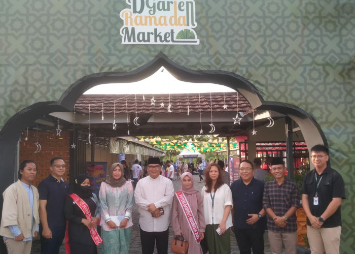 Opening D'Garden Ramadan Market, Pj Bupati Bangka Ajak Masyarakat Cintai Produk Lokal