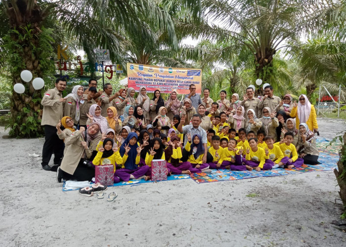 Pengabdian Masyarakat di Kurau, Mahasiswa S2 IKM UNSRI Launching Kampung Pandai