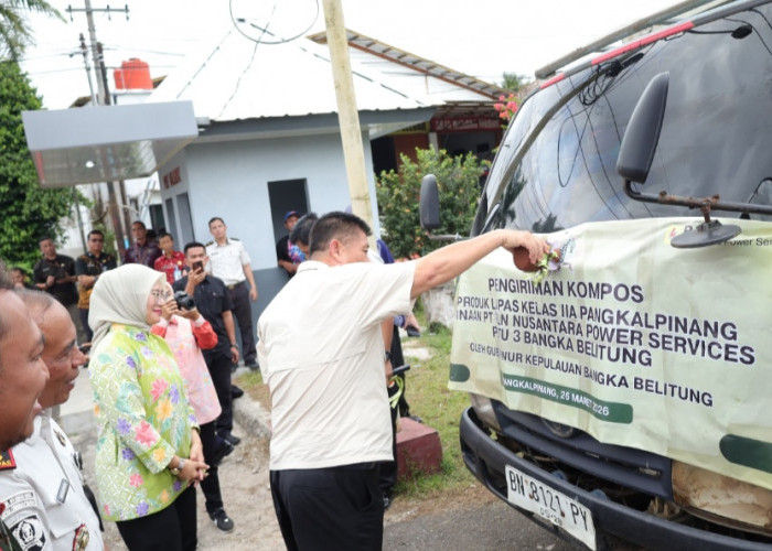 Gubernur Babel Hidayat Arsani Resmikan Pengolahan Pupuk & Hadirkan Sumur Bor untuk Warga Binaan