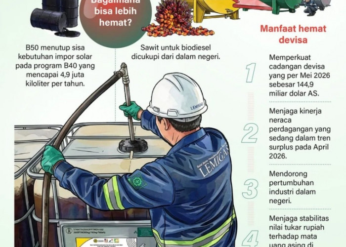 Hemat Devisa dari B50