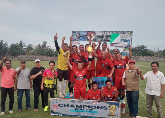Porsiga Gadung Juara Veteran U-40 Koba Cup 2025