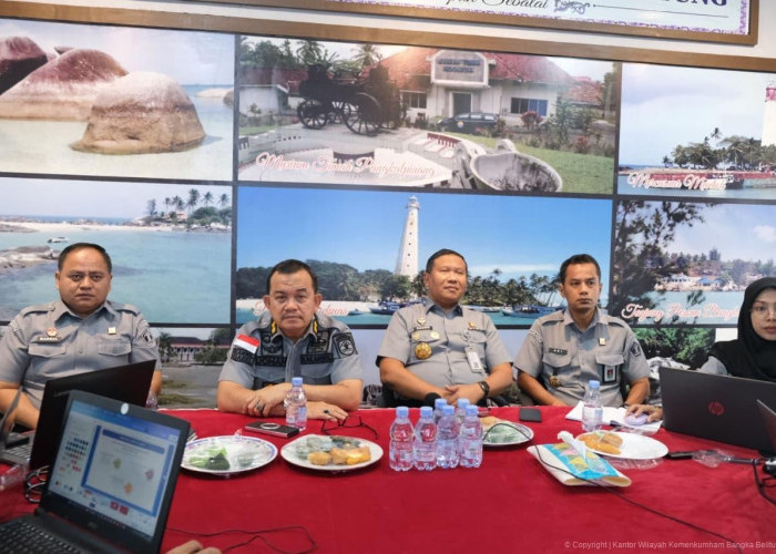 Kanwil Kemenkum Babel Ikuti Technical Meeting Pengukuran Maturitas KI