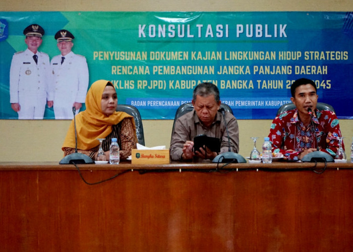 Bappeda Bangka Konsultasi Publik I KLHS RPJPD Tahun 2025-2045