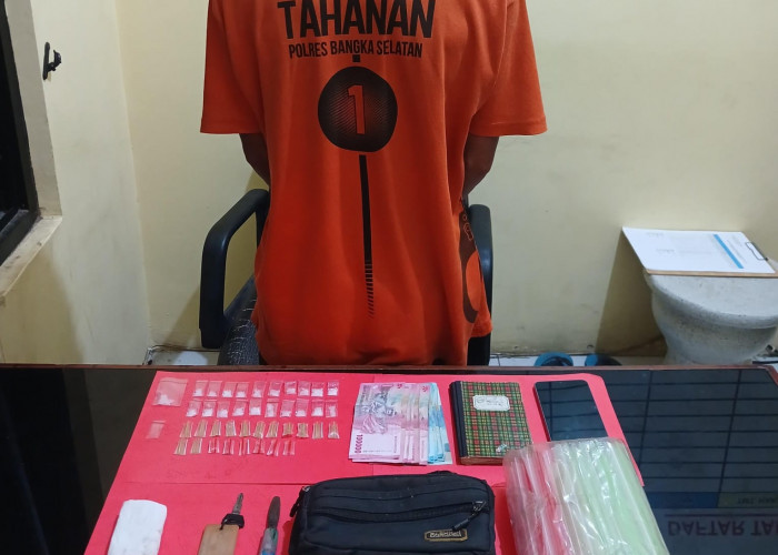 Polres Basel Bekuk AR di Jeriji, Sabu 5,08 Gram Disita, 19 Paket Ditemukan di Tepus