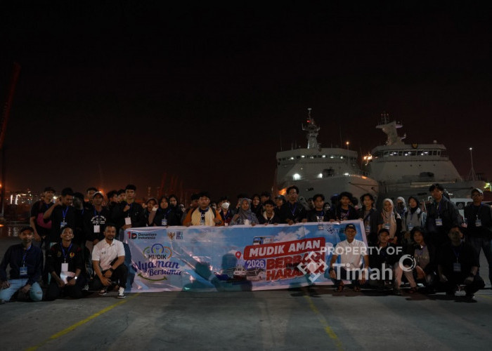 PT Timah Bersama TNI AL, Pemprov Babel dan Bank Sumsel Babel Berangkatkan Ribuan Pemudik Menuju Babel