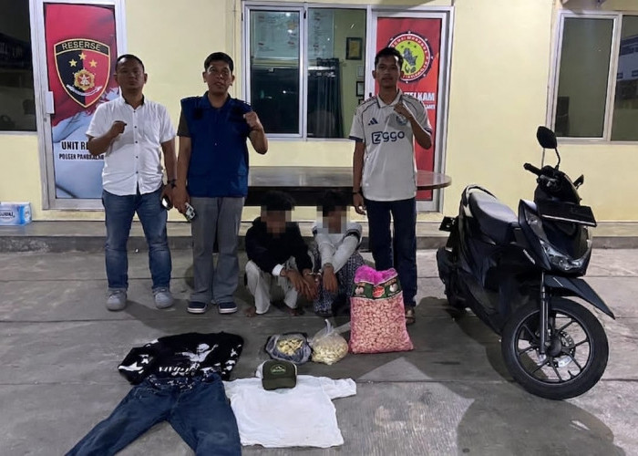 Curi Sekarung Bawang Putih, Dua Remaja Diamankan Tim URC Polresta Pangkalpinang