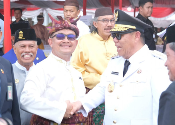 Kanwil Kemenkum Babel Hadiri Upacara Peringatan Hari Jadi ke-25 Provinsi Kepulauan Bangka Belitung