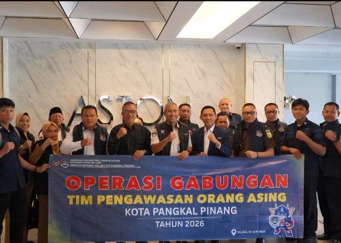 Optimalkan Pengawasan Orang Asing, TIMPORA Pangkalpinang Sisir Hotel dan Rumah Ibadah